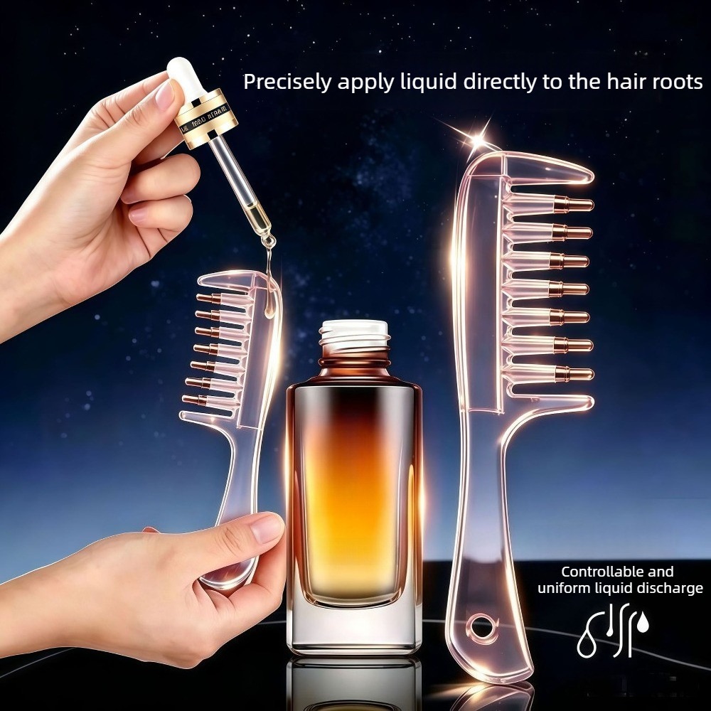 Hair Care Lotion - Portable Transparent Hair Root Comb Liquid
