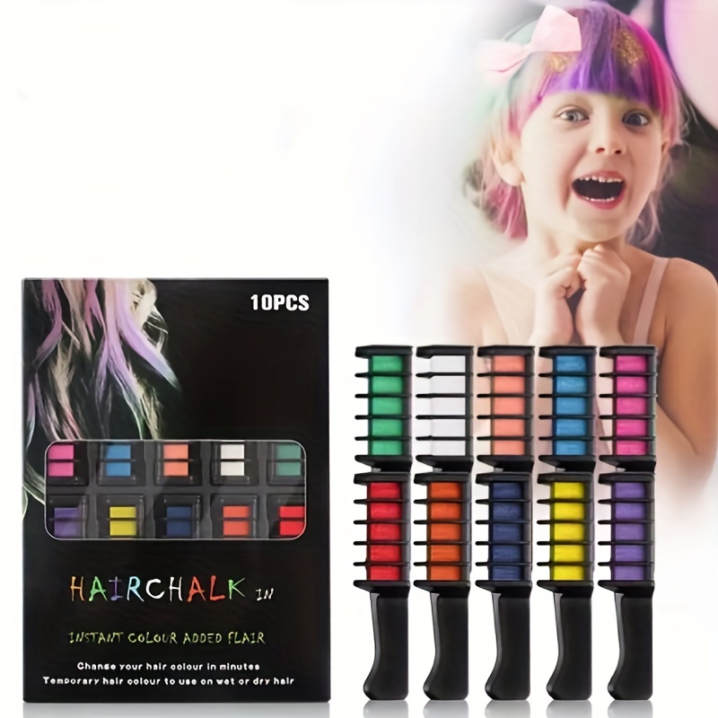 Hair Care Lotion - 10 Colors/set ABS Non-toxic One-time Mini