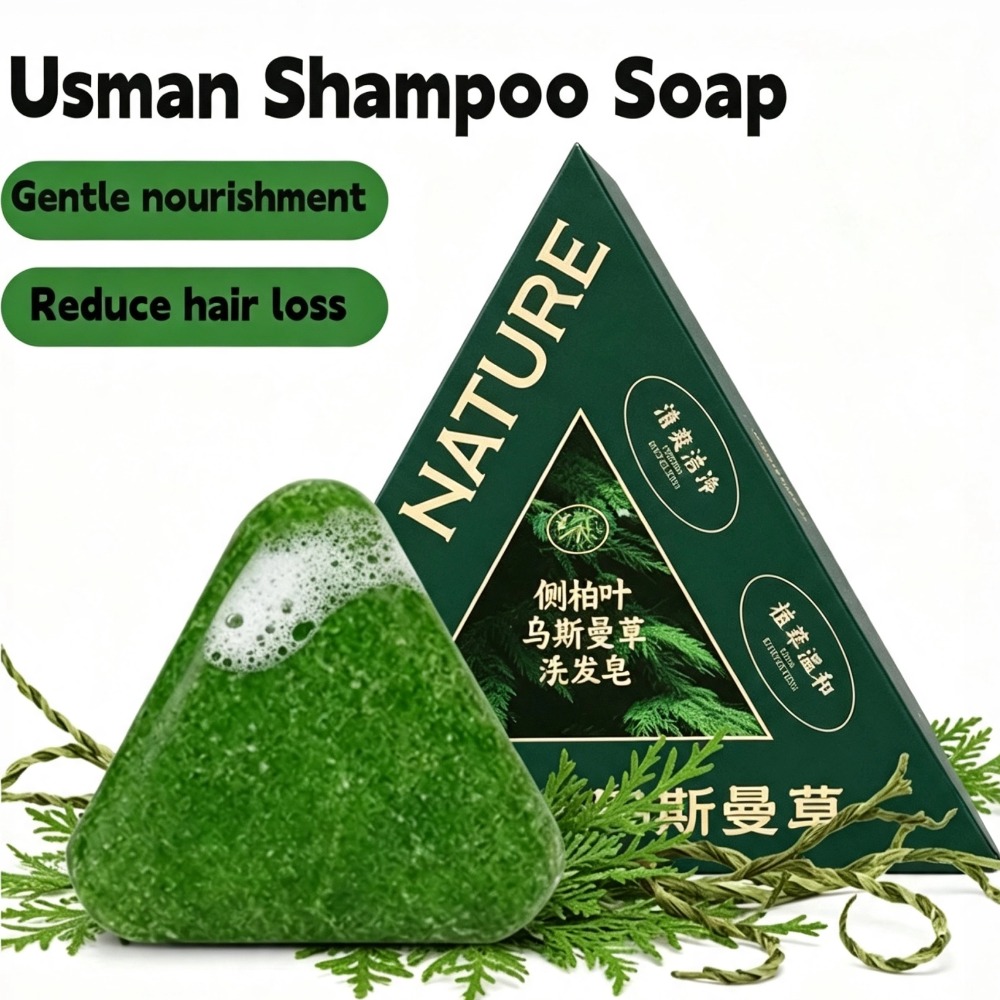 120g Usman Shampoo Soap Nouris - Hair Care Dandruff recension och pris